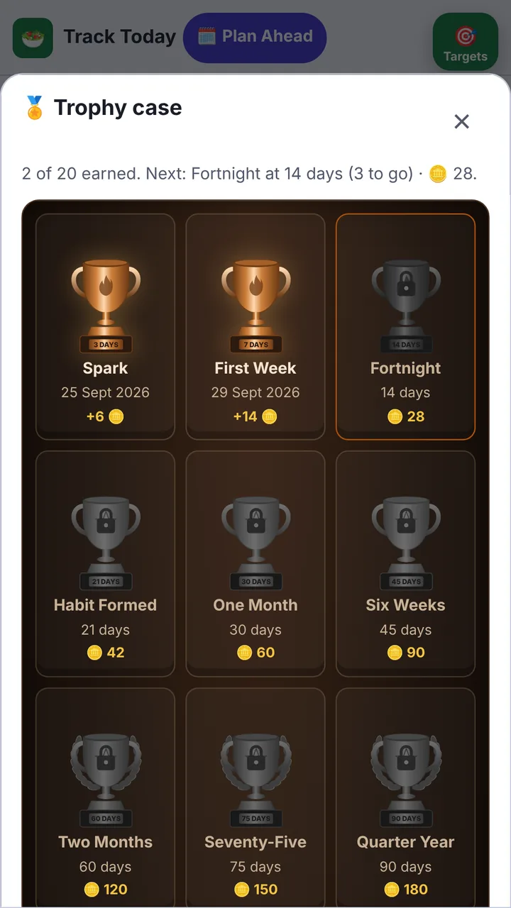 The trophy case.